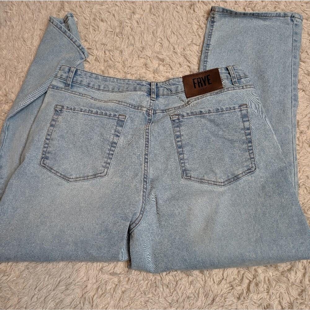Frye Light Wash Straight Leg Jeans Since 1863 Size 12 - Picture 7 of 8